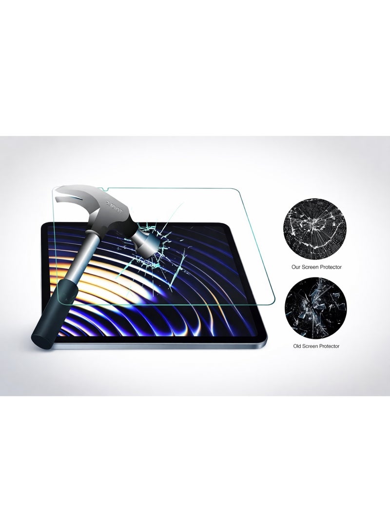 اسكرينة شاشة iPad A16 2025 – زجاج مقوّى عالي الجودة يوفر حماية للشاشة من الخدوش والصدمات اليومية - Image 2